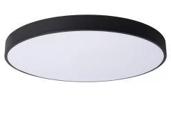 UNAR - Plafonnière - Ø 60 cm - LED 3 StepDim - 1x60W 2700K - Zwart*Lucide Flash Sale