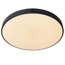 UNAR - Plafonnière - Ø 60 cm - LED 3 StepDim - 1x60W 2700K - Zwart*Lucide Flash Sale