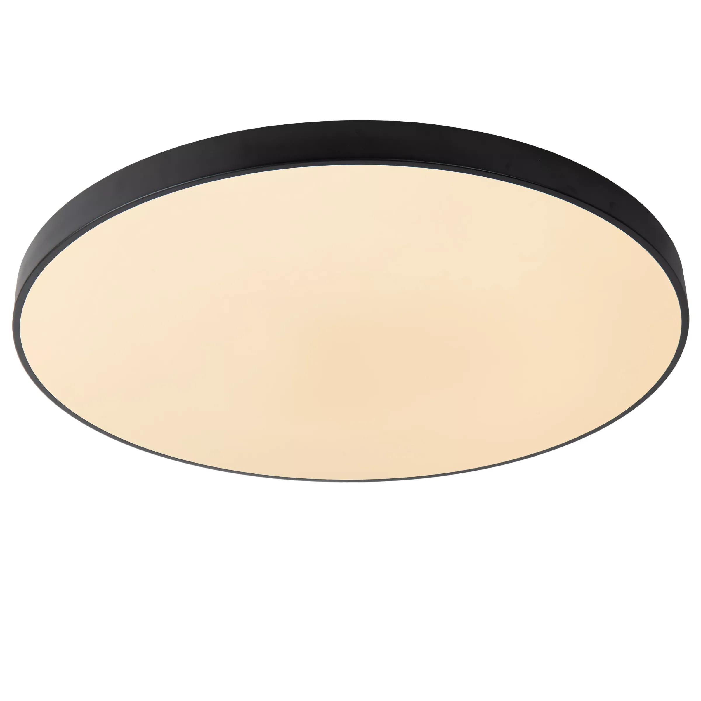 UNAR - Plafonnière - Ø 80 cm - LED 3 StepDim - 1x80W 2700K - Zwart*Lucide Best