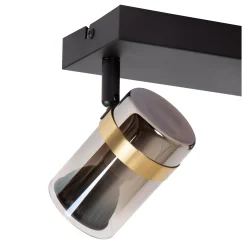 UPTON - Plafondspot - 2xGU10 - Fumé*Lucide Flash Sale