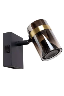UPTON - Wandlamp - 1xGU10 - Fumé*Lucide Sale
