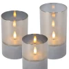 VELAS - Tafellamp - Batterijen - Ø 8 cm - LED - 3x0,2W 2700K - Fumé - Set van 3*Lucide Best Sale