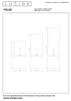 VELAS - Tafellamp - Batterijen - Ø 8 cm - LED - 3x0,2W 2700K - Fumé - Set van 3*Lucide Best Sale