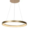 VIDAL - Hanglamp - Ø 58 cm - LED Dimb. - 1x48W 2700K - Mat Goud / Messing*Lucide Discount