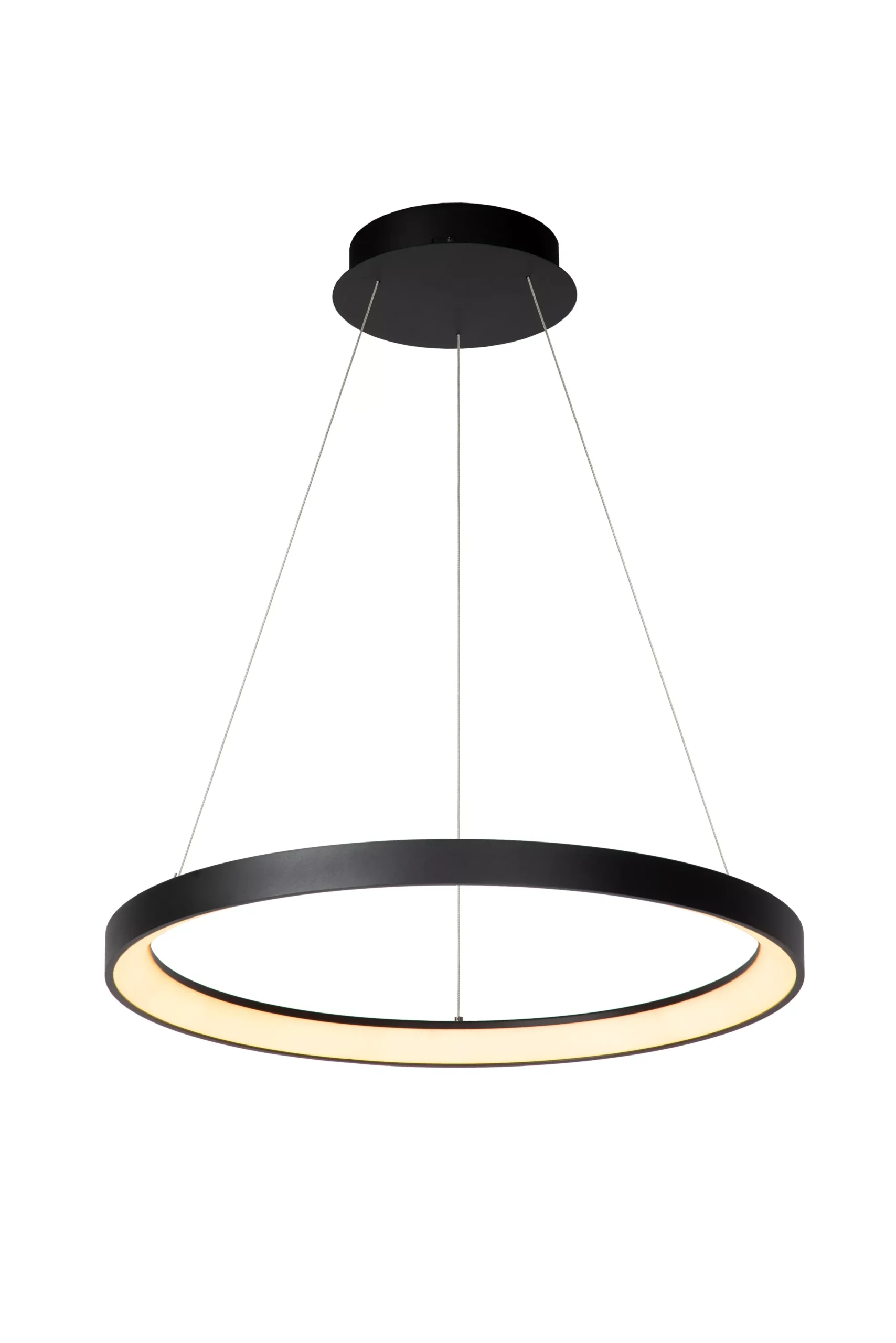 VIDAL - Hanglamp - Ø 58 cm - LED Dimb. - 1x48W 2700K - Zwart*Lucide Online
