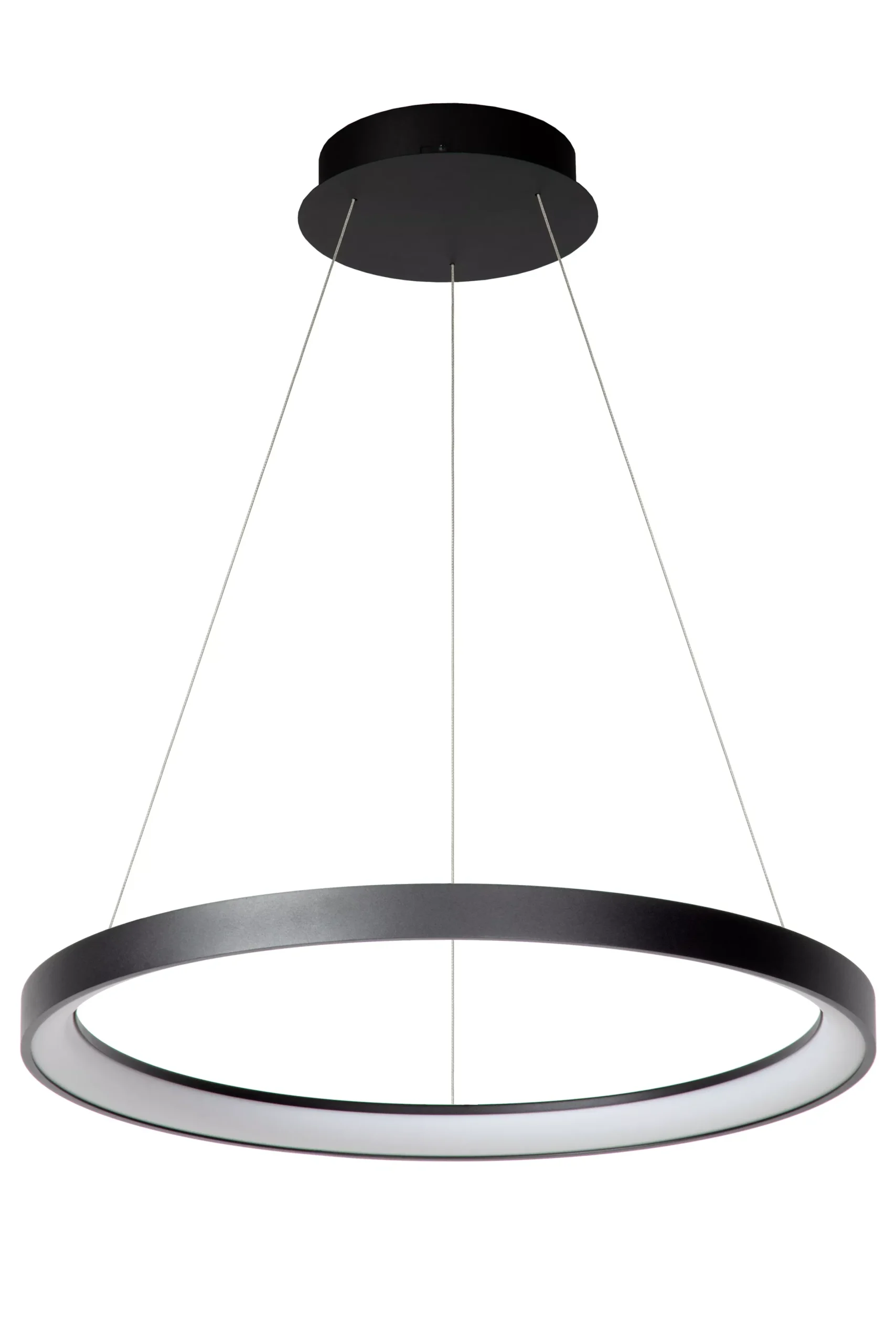 VIDAL - Hanglamp - Ø 58 cm - LED Dimb. - 1x48W 2700K - Zwart*Lucide Online