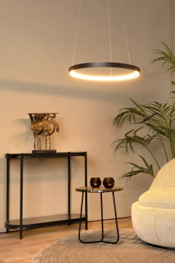 VIDAL - Hanglamp - Ø 58 cm - LED Dimb. - 1x48W 2700K - Zwart*Lucide Online