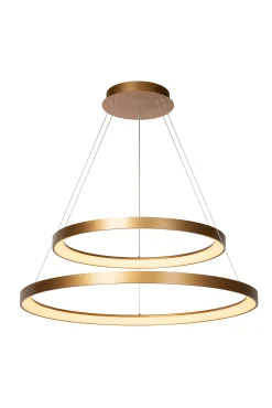 VIDAL - Hanglamp - Ø 78 cm - LED Dimb. - 1x92W 2700K - Mat Goud / Messing*Lucide Clearance