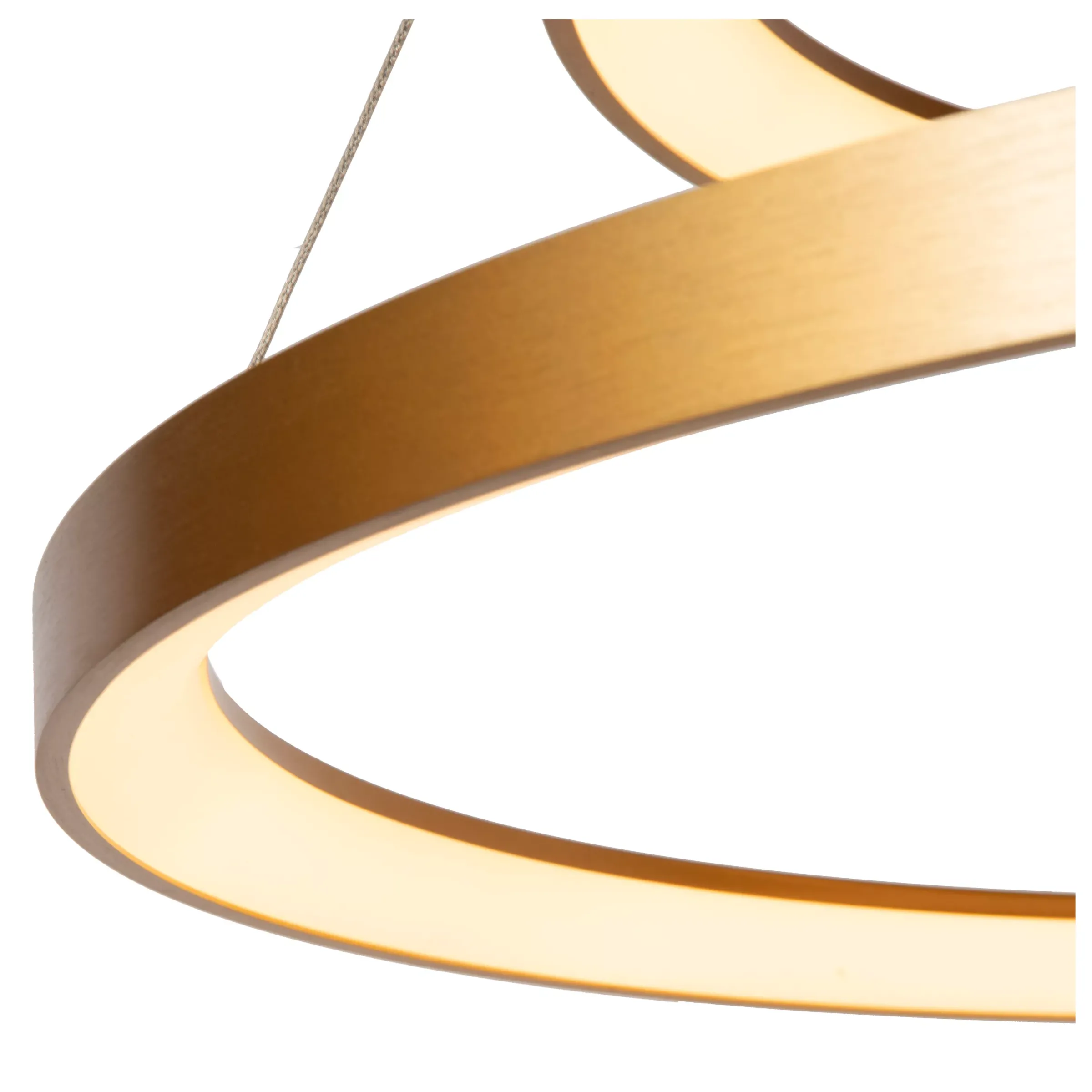 VIDAL - Hanglamp - Ø 78 cm - LED Dimb. - 1x92W 2700K - Mat Goud / Messing*Lucide Clearance