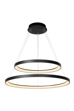 VIDAL - Hanglamp - Ø 78 cm - LED Dimb. - 1x92W 2700K - Zwart*Lucide Discount