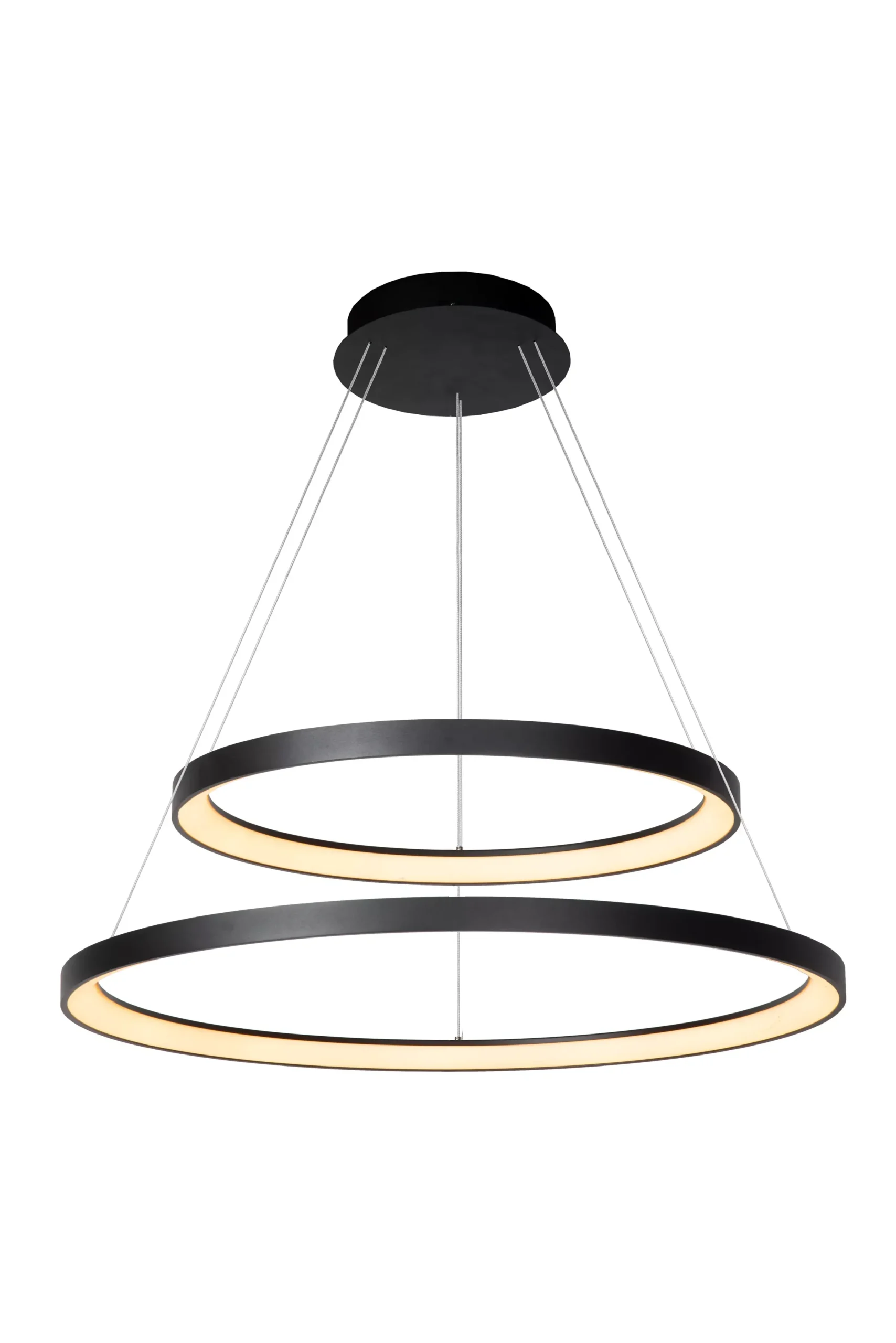 VIDAL - Hanglamp - Ø 78 cm - LED Dimb. - 1x92W 2700K - Zwart*Lucide Discount