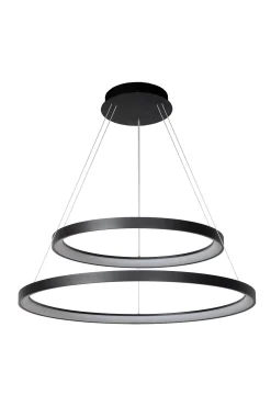 VIDAL - Hanglamp - Ø 78 cm - LED Dimb. - 1x92W 2700K - Zwart*Lucide Discount