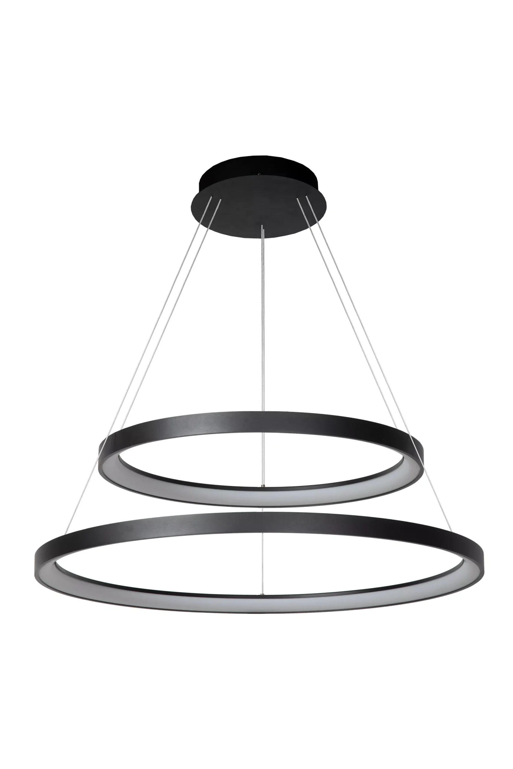 VIDAL - Hanglamp - Ø 78 cm - LED Dimb. - 1x92W 2700K - Zwart*Lucide Discount