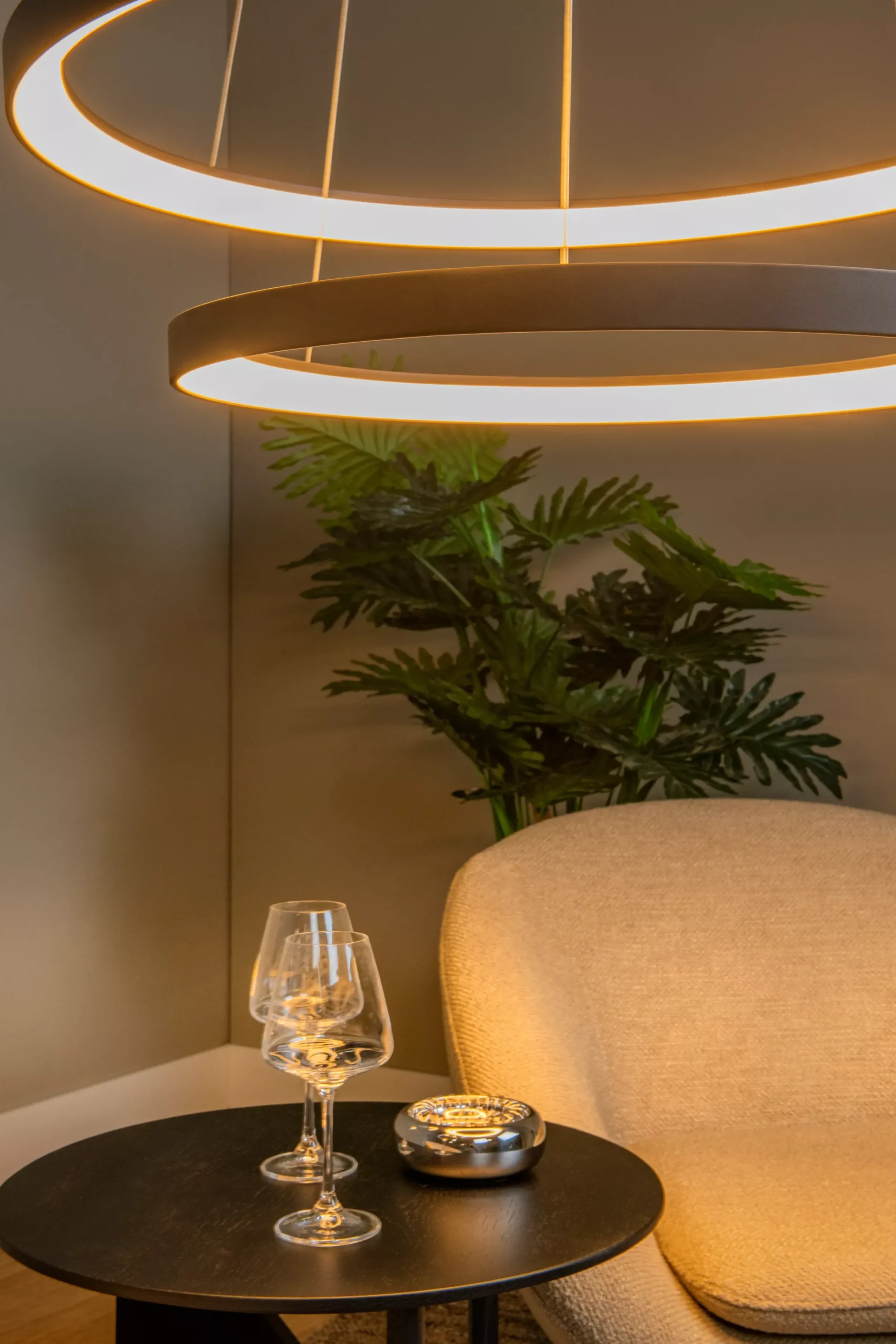 VIDAL - Hanglamp - Ø 78 cm - LED Dimb. - 1x92W 2700K - Zwart*Lucide Discount