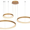 VIDAL - Hanglamp - Ø 78 cm - LED Dimb. - 1x120W 2700K - Mat Goud / Messing*Lucide Cheap