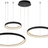 VIDAL - Hanglamp - Ø 78 cm - LED Dimb. - 1x120W 2700K - Zwart*Lucide Sale