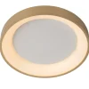 VIDAL - Plafonnière - Ø 28 cm - LED Dimb. - 1x20W 2700K - Mat Goud / Messing*Lucide Clearance