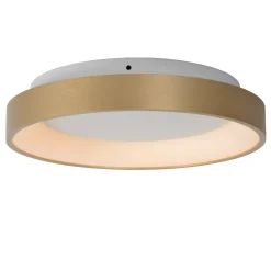 VIDAL - Plafonnière - Ø 28 cm - LED Dimb. - 1x20W 2700K - Mat Goud / Messing*Lucide Clearance