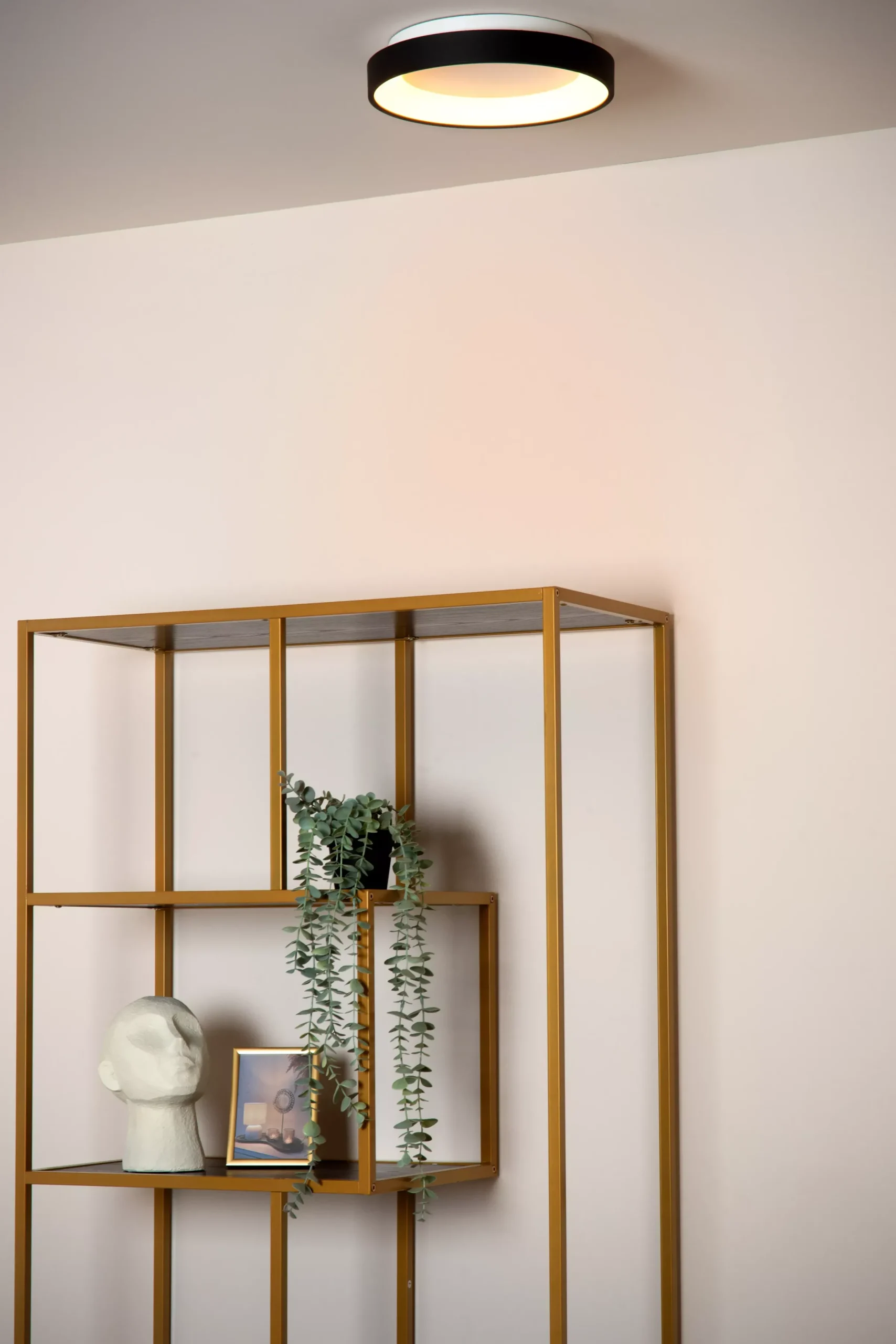 VIDAL - Plafonnière - Ø 28 cm - LED Dimb. - 1x20W 2700K - Zwart*Lucide Online