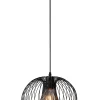 VINTI - Hanglamp - Ø 30 cm - 1xE27 - Zwart*Lucide Online