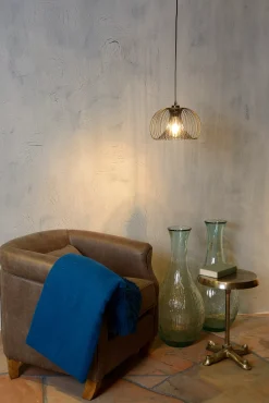 VINTI - Hanglamp - Ø 30 cm - 1xE27 - Zwart*Lucide Online