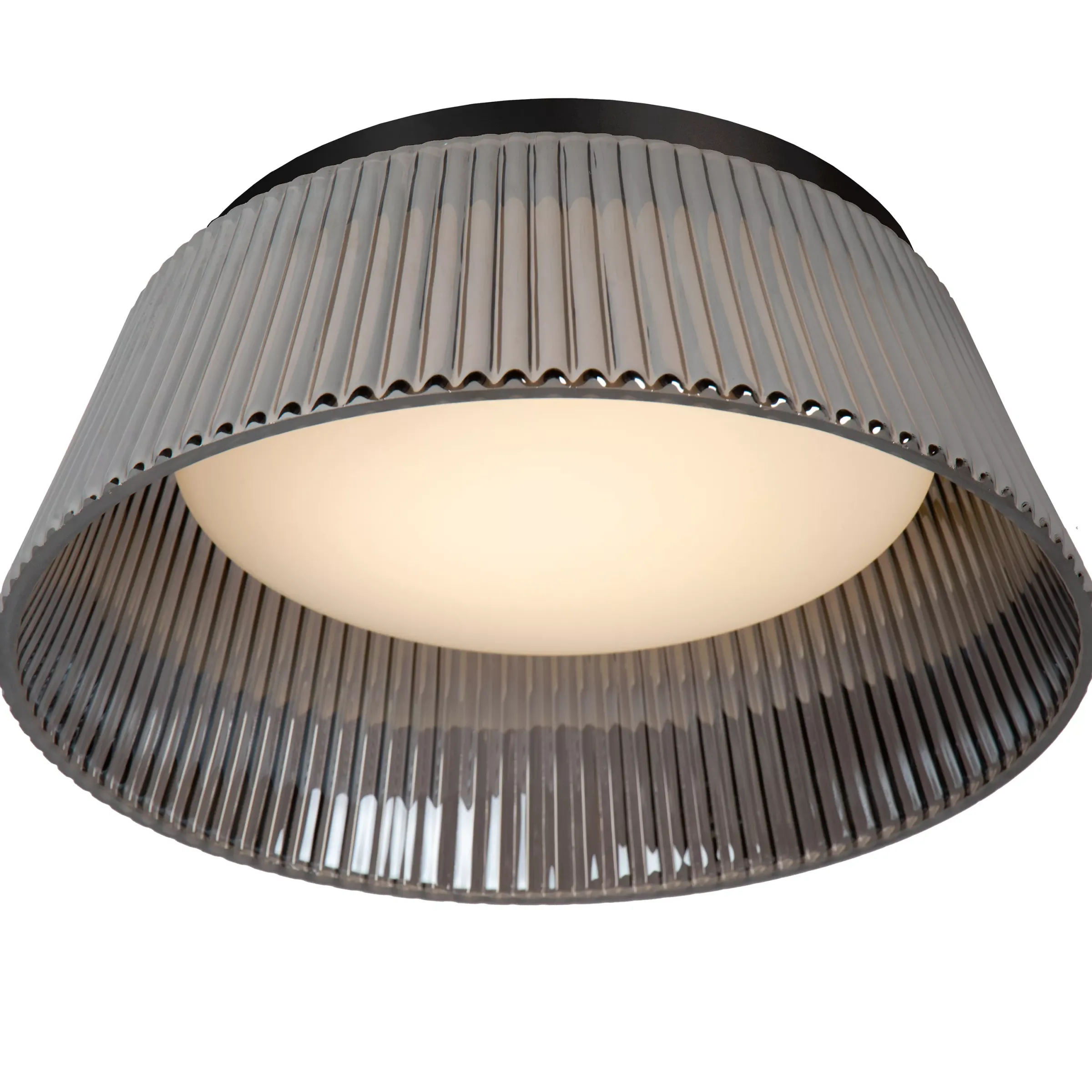VIXI - Plafonnière - Ø 35 cm - LED Dimb. - 1x17,6W 2900K - Fumé*Lucide Store