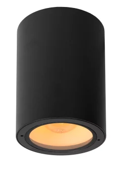 VOLANTIS - Plafondspot Binnen/Buiten - Ø 10,8 cm - 1xE27 - IP54 - Zwart*Lucide Store
