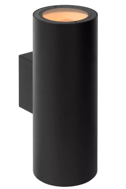 VOLANTIS - Wandspot / Wandlamp Binnen/Buiten - 2xE27 - IP54 - Zwart*Lucide Cheap
