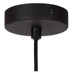 VULCAN - Hanglamp - Ø 47 cm - LED Dimb. - 1x9W 3000K - Zwart*Lucide Outlet
