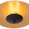 VULCAN - Plafonnière - Ø 35 cm - LED Dimb. - 1x9W 3000K - Zwart*Lucide Clearance