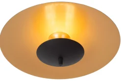 VULCAN - Plafonnière - Ø 35 cm - LED Dimb. - 1x9W 3000K - Zwart*Lucide Clearance