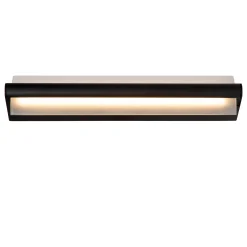 WANDA - Wandlamp Badkamer - LED - 1x15W 3000K - IP44 - Zwart*Lucide Store