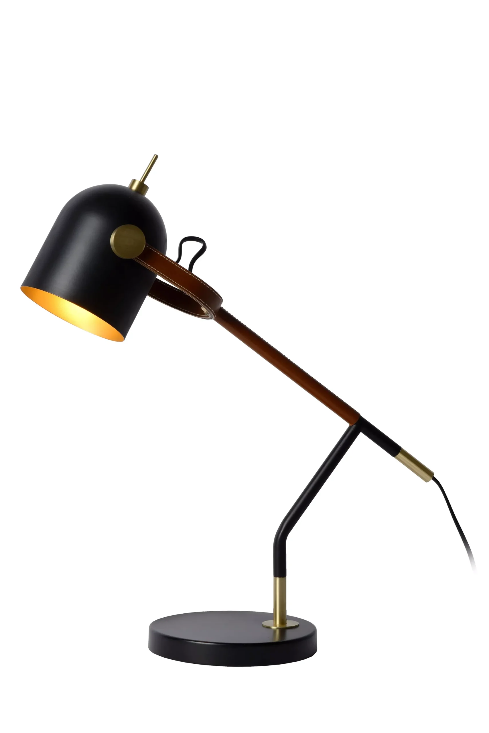 WAYLON - Bureaulamp - 1xE27 - Zwart*Lucide Best
