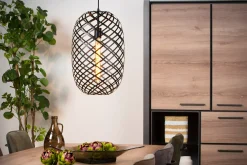 WOLFRAM - Hanglamp - Ø 32 cm - 1xE27 - Zwart*Lucide Sale