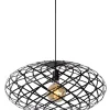 WOLFRAM - Hanglamp - Ø 65 cm - 1xE27 - Zwart*Lucide Shop