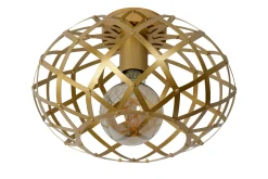 WOLFRAM - Plafonnière - Ø 30 cm - 1xE27 - Mat Goud / Messing*Lucide Cheap
