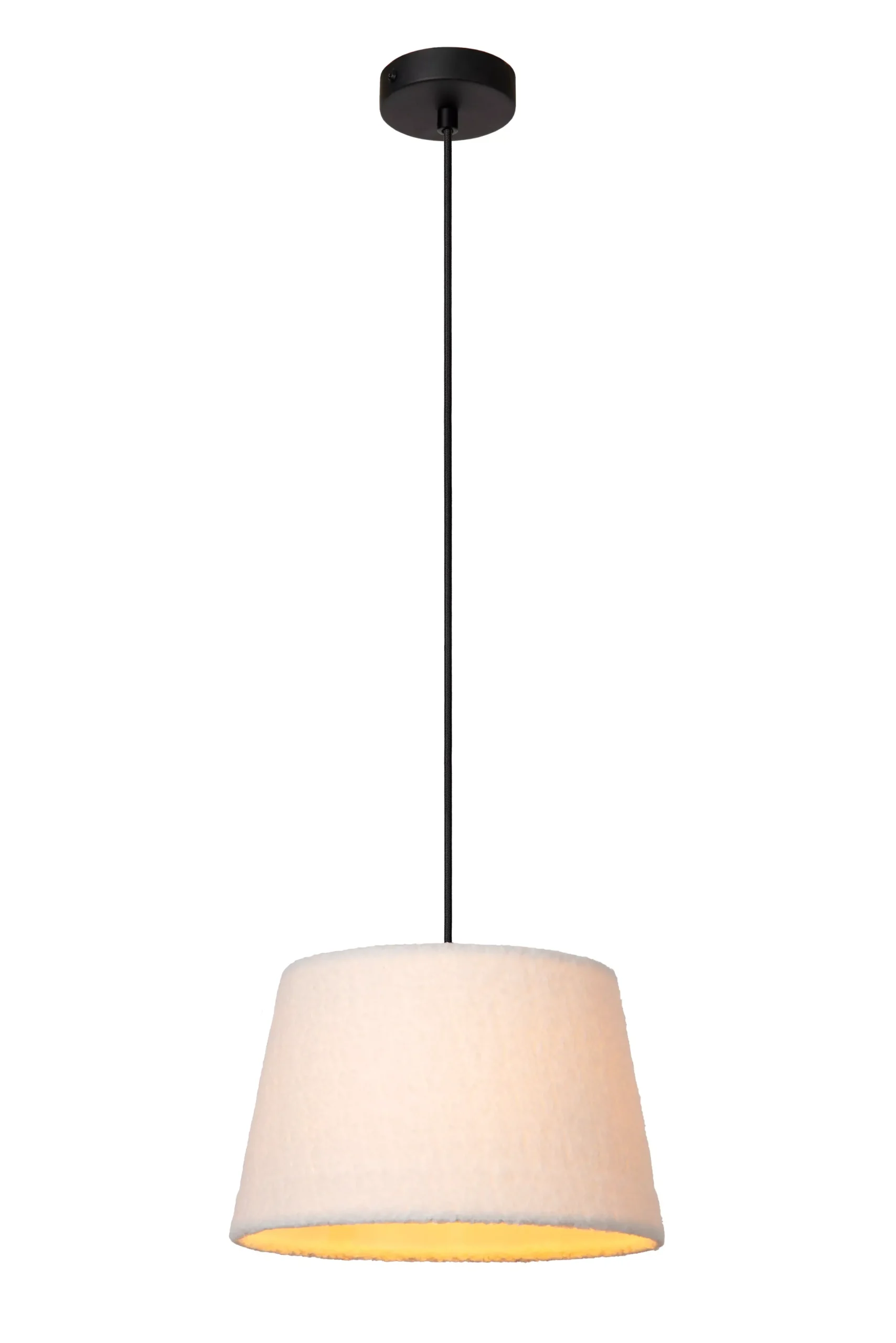 WOOLLY - Hanglamp - Ø 28 cm - 1xE27 - Beige*Lucide Cheap