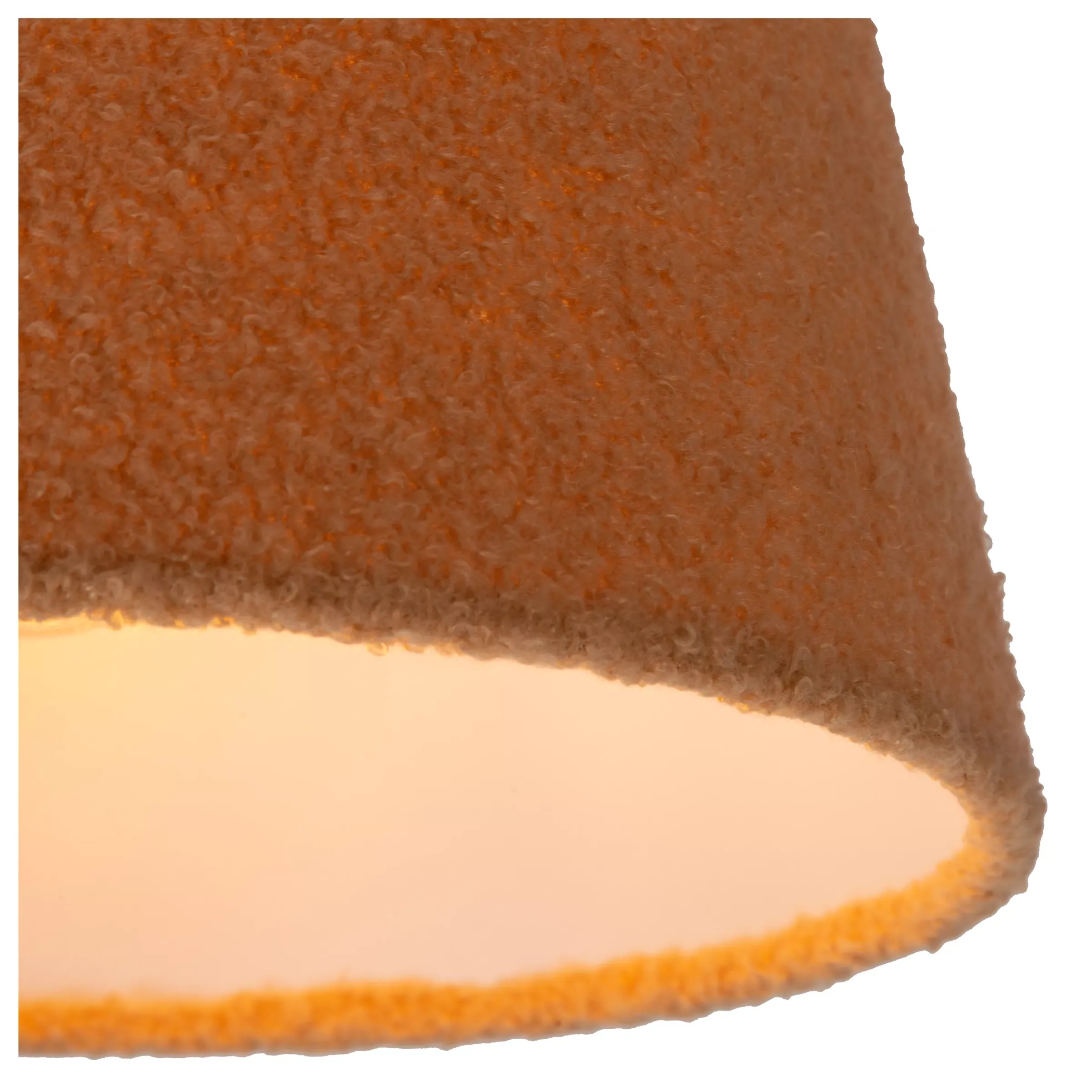 WOOLLY - Hanglamp - Ø 28 cm - 1xE27 - Okergeel*Lucide Fashion