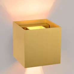 XIO - Wandlamp - LED Dimb. - G9 - 1x4W 2700K - Verstelbare stralingshoek - Mat Goud / Messing*Lucide Best Sale
