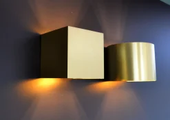 XIO - Wandlamp - LED Dimb. - G9 - 1x3,5W 2700K - Verstelbare stralingshoek - Mat Goud / Messing*Lucide Store