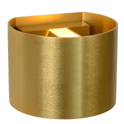 XIO - Wandlamp - LED Dimb. - G9 - 1x3,5W 2700K - Verstelbare stralingshoek - Mat Goud / Messing*Lucide Store