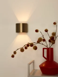 XIO - Wandlamp - LED Dimb. - G9 - 1x3,5W 2700K - Verstelbare stralingshoek - Roest bruin*Lucide Store