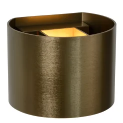 XIO - Wandlamp - LED Dimb. - G9 - 1x3,5W 2700K - Verstelbare stralingshoek - Roest bruin*Lucide Store