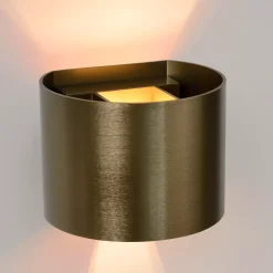 XIO - Wandlamp - LED Dimb. - G9 - 1x3,5W 2700K - Verstelbare stralingshoek - Roest bruin*Lucide Store
