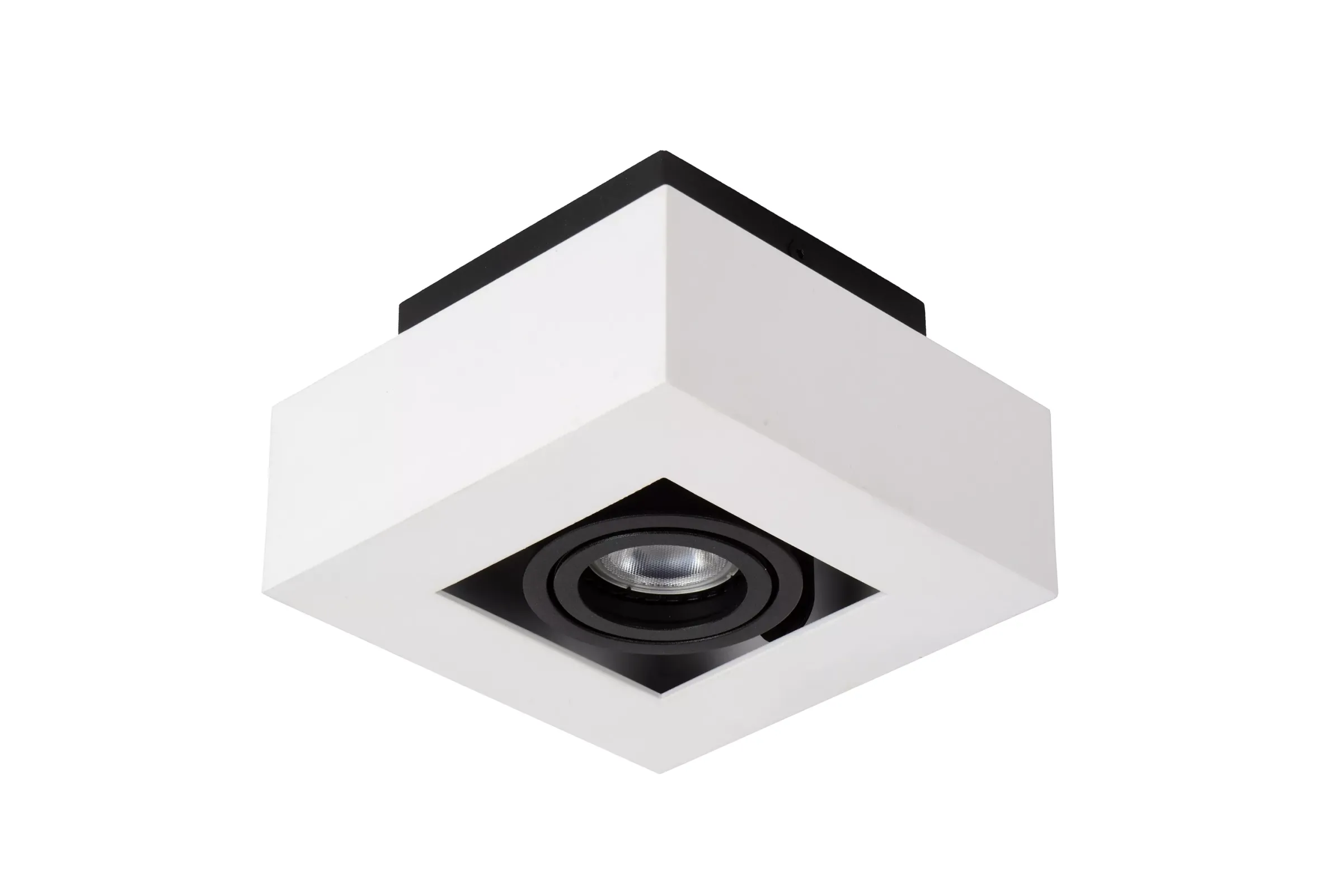XIRAX - Plafondspot - LED Dim to warm - GU10 - 1x5W 2200K/3000K - Wit*Lucide Cheap