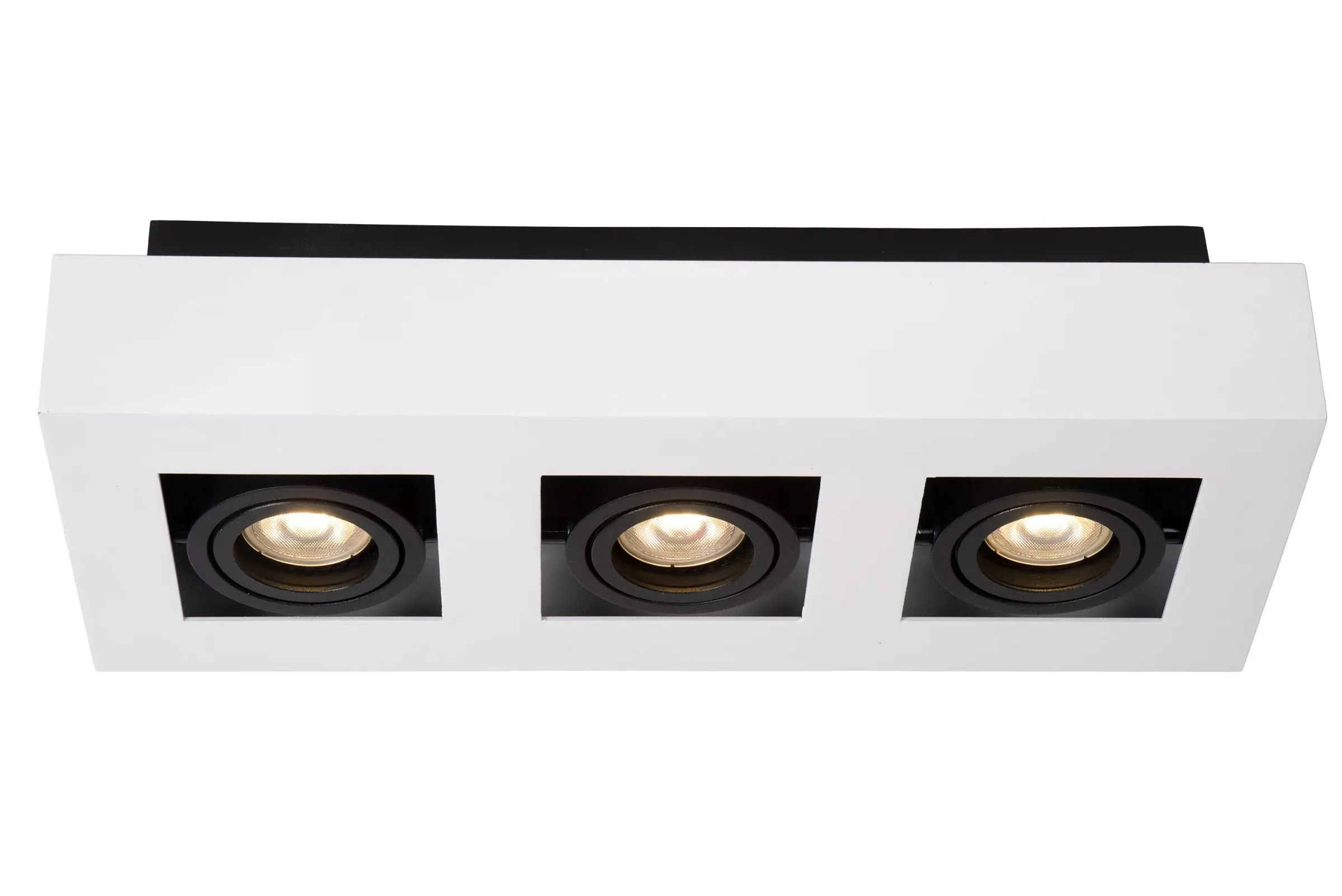 XIRAX - Plafondspot - LED Dim to warm - GU10 - 3x5W 2200K/3000K - Wit*Lucide Flash Sale