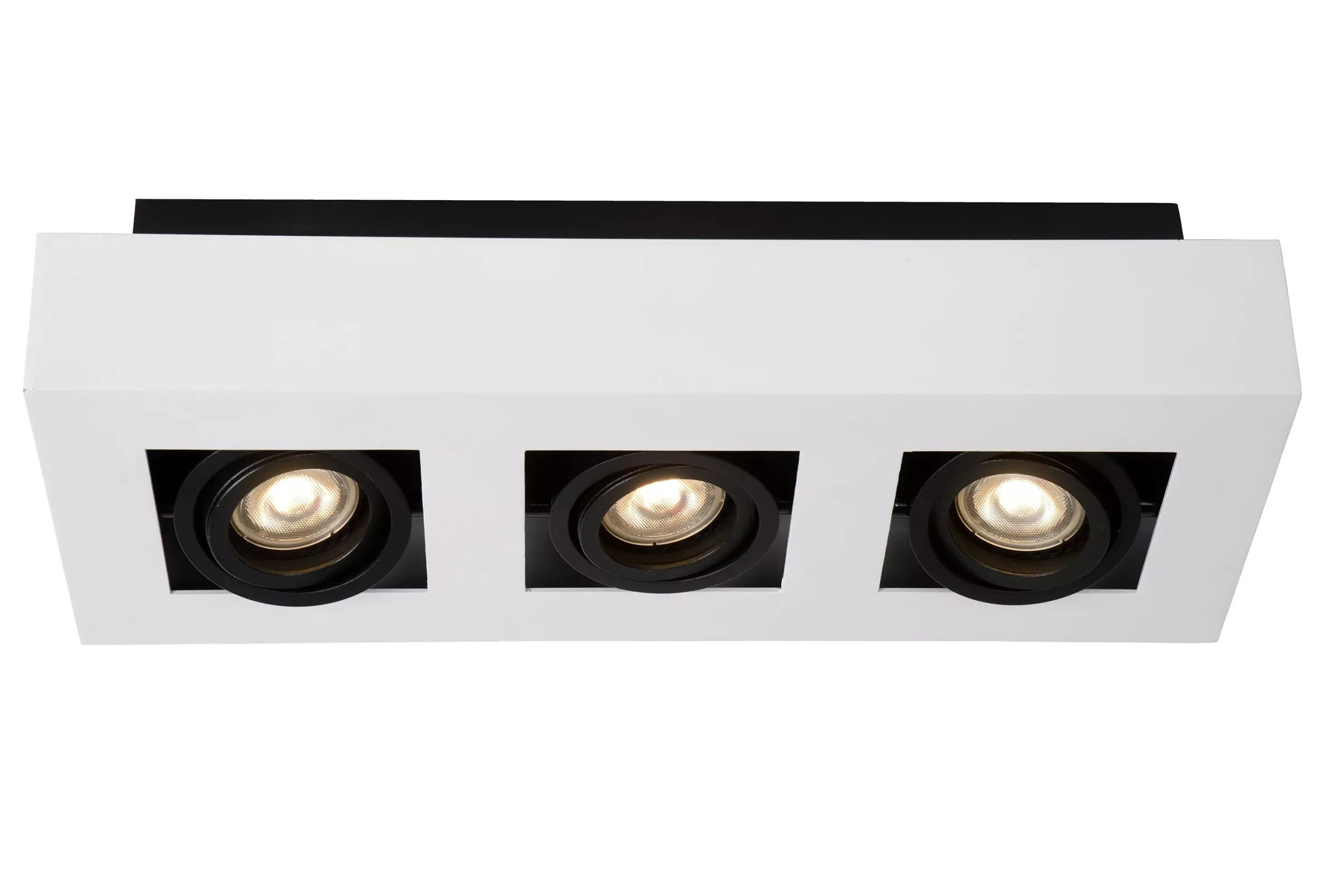 XIRAX - Plafondspot - LED Dim to warm - GU10 - 3x5W 2200K/3000K - Wit*Lucide Flash Sale