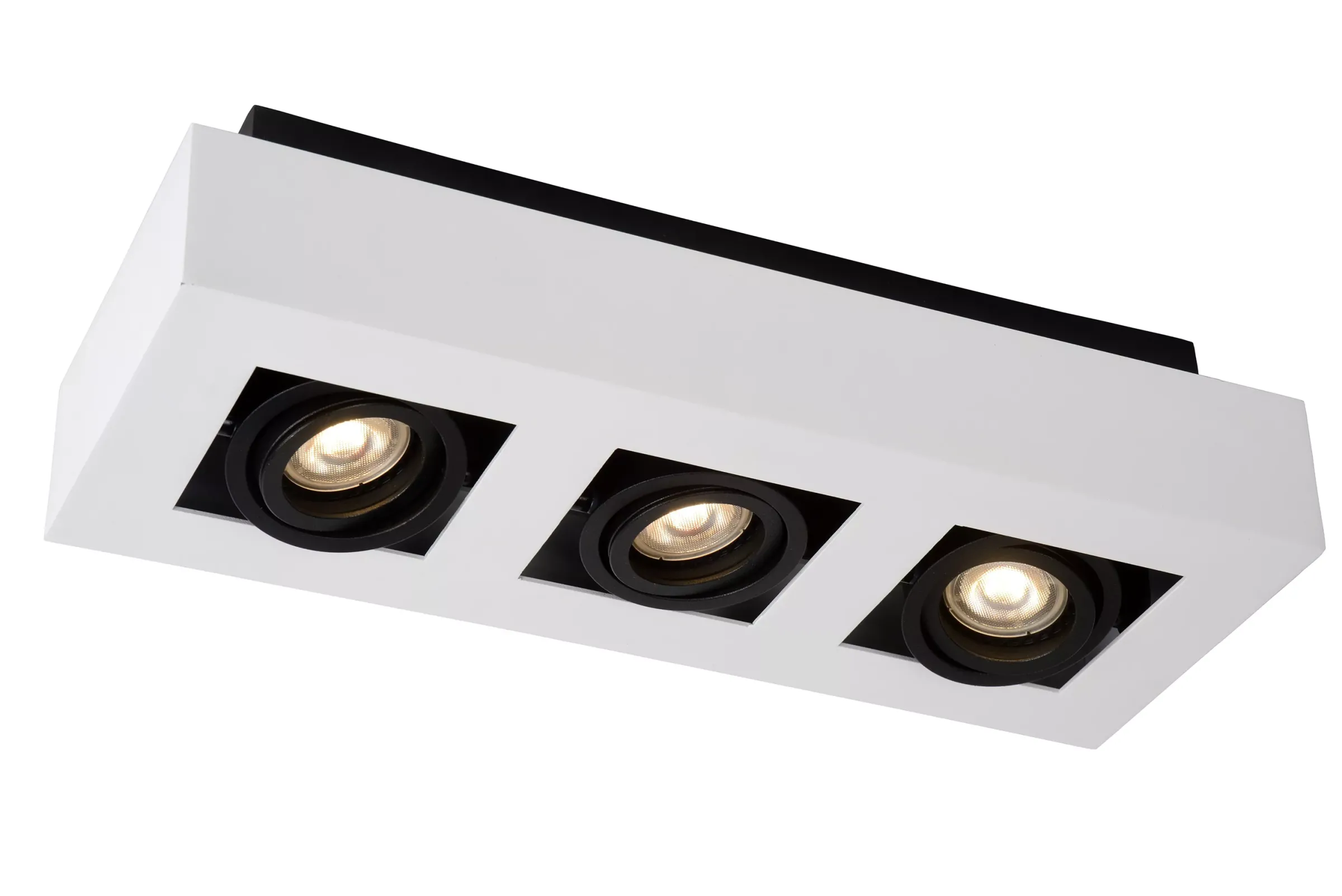 XIRAX - Plafondspot - LED Dim to warm - GU10 - 3x5W 2200K/3000K - Wit*Lucide Flash Sale