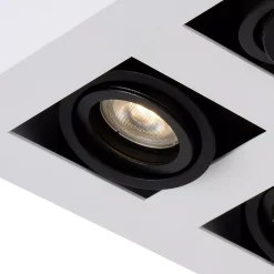 XIRAX - Plafondspot - LED Dim to warm - GU10 - 4x5W 2200K/3000K - Wit*Lucide Flash Sale