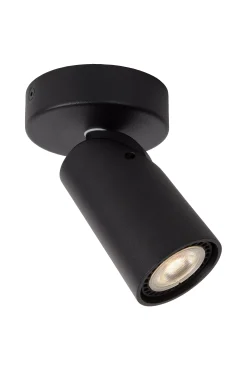 XYRUS - Plafondspot - Ø 9 cm - LED Dim to warm - GU10 - 1x5W 2200K/3000K - Zwart*Lucide Hot